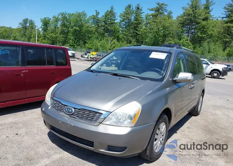 2011 Kia Sedona Lx из США, поврежденный, VIN KNDMG4C73B6363759
